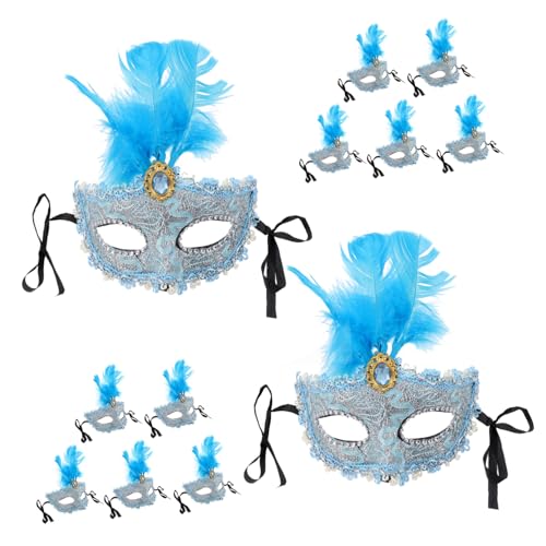 POPETPOP 12 Stück Teiliges Halbe Feder Masken für Erwachsene Leichte Cosplay Maske für Maskenball Fasching und Festival Modisches Accessoire für Kostüme und Partyveranstaltungen POPETPOP 12 Stück Teiliges Halbe Feder Masken für Erwachsene Leichte Cosplay Maske für Maskenball Fasching und Festival Modisches Accessoire für Kostüme und Partyveranstaltungen von POPETPOP