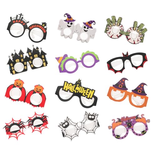 POPETPOP 12Stücke Halloween Brillen Requisiten Lustige Party Sonnenbrillen für Kreative Dekorationen für Festivals Straßenfotos POPETPOP 12Stücke Halloween Brillen Requisiten Lustige Party Sonnenbrillen für Kreative Dekorationen für Festivals Straßenfotos von POPETPOP