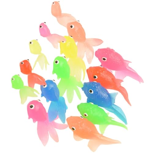 POPETPOP 15 Stück künstlicher Dekorative Goldfische Aquarium Dekoration Fischhandwerk dekoratives Goldfischdekor Fisch Figur Goldfischfiguren Kunstaccessoire für zu Hause TPU POPETPOP 15 Stück künstlicher Dekorative Goldfische Aquarium Dekoration Fischhandwerk dekoratives Goldfischdekor Fisch Figur Goldfischfiguren Kunstaccessoire für zu Hause TPU von POPETPOP