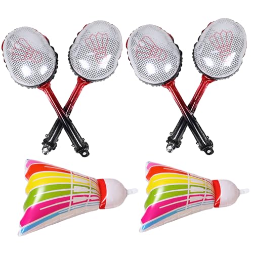 POPETPOP 1Satz Aufblasbare Badminton Ballon Set Große Farbenfrohe Aluminiumfolienballons Rote Badminton für Einzigartige Partydekorationen und Unvergessliche Feiern POPETPOP 1Satz Aufblasbare Badminton Ballon Set Große Farbenfrohe Aluminiumfolienballons Rote Badminton für Einzigartige Partydekorationen und Unvergessliche Feiern von POPETPOP