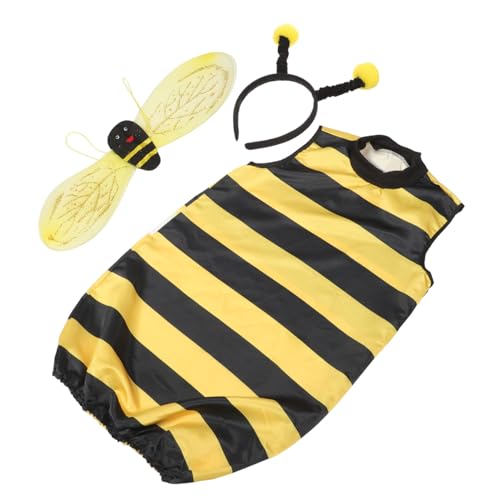 POPETPOP 1Satz Bienen Kostüm Zubehör mit Flügeln Stirnband für Halloween Cosplay Bühnenaufführungen Partys Einzigartiges Teiliges für Spaß POPETPOP 1Satz Bienen Kostüm Zubehör mit Flügeln Stirnband für Halloween Cosplay Bühnenaufführungen Partys Einzigartiges Teiliges für Spaß von POPETPOP