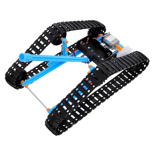 POPETPOP 1Satz DIY Wissenschaftsauto Modellbau Kit Kettenfahrzeug Bausatz für Experimente für Sammler Fördert Feinmotorik und Wissenschaftliches Verständnis von POPETPOP