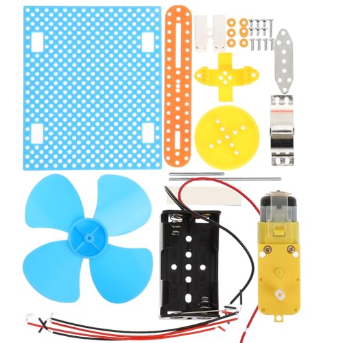 POPETPOP 1Satz Einstellbares DIY Modell Eines Elektrischen Lüfters Wissenschaftliches für Lernset Kreativität und Schule und Freizeit um Einfache von POPETPOP