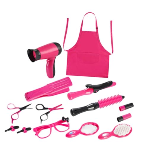 POPETPOP 1Satz Friseursalon Spielset für Kreatives Haarstyling mit Friseur Werkzeugen für Rollenspiele Altersgerechtes Barber Kit für Jungen Sicheres und Langlebiges Material von POPETPOP