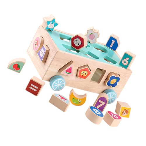 POPETPOP 1Satz Holz für Kleinkinder Formsortierer und Sinnesspielzeug für Ab Jahren Fördert Konzentration und Motorische Fähigkeiten Langlebig und Gestaltet POPETPOP 1Satz Holz für Kleinkinder Formsortierer und Sinnesspielzeug für Ab Jahren Fördert Konzentration und Motorische Fähigkeiten Langlebig und Gestaltet von POPETPOP