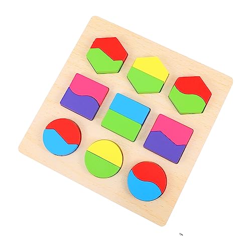 POPETPOP 1Satz Holzpuzzle für Kleinkinder Geometrische Formen Pädagogisches für Jungen und Fördert die Kognitive Entwicklung und Hand Augen Koordination POPETPOP 1Satz Holzpuzzle für Kleinkinder Geometrische Formen Pädagogisches für Jungen und Fördert die Kognitive Entwicklung und Hand Augen Koordination von POPETPOP
