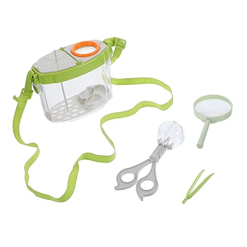 POPETPOP 1Satz Insektenfang und Beobachtungsbox für Tragbares Erkundungsset mit Lupe und Zubehör für Outdoor Aktivitäten und Spielerisches Lernen Fördert Beobachtungsfähigkeiten POPETPOP 1Satz Insektenfang und Beobachtungsbox für Tragbares Erkundungsset mit Lupe und Zubehör für Outdoor Aktivitäten und Spielerisches Lernen Fördert Beobachtungsfähigkeiten von POPETPOP