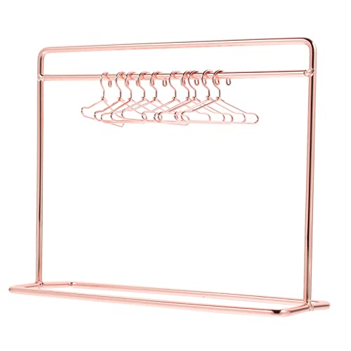 POPETPOP 1Satz Kleiderbügel für Puppen Teiliges Roségold mit Kleiderständer zum Organisieren von Puppenkleidung Stabil und Kompakt Puppenhäuser POPETPOP 1Satz Kleiderbügel für Puppen Teiliges Roségold mit Kleiderständer zum Organisieren von Puppenkleidung Stabil und Kompakt Puppenhäuser von POPETPOP