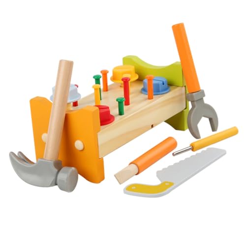 POPETPOP 1Satz Kleinkindspielzeug Hämmerung Peg Workbench Holzspielzeug Kognitiven Fähigkeiten Praktischen Fähigkeiten für Ab Jahren Spielhammer POPETPOP 1Satz Kleinkindspielzeug Hämmerung Peg Workbench Holzspielzeug Kognitiven Fähigkeiten Praktischen Fähigkeiten für Ab Jahren Spielhammer von POPETPOP