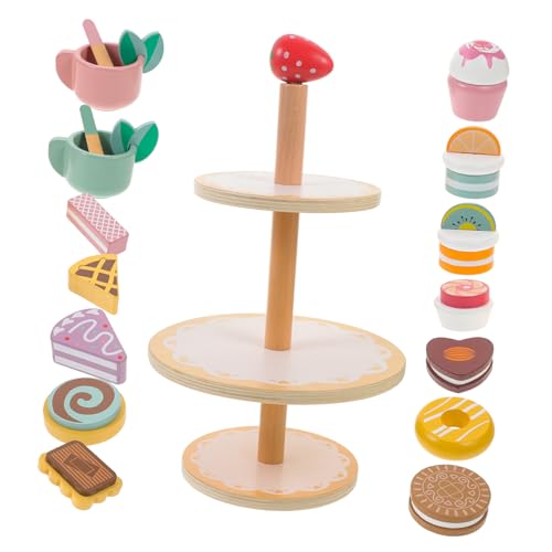 POPETPOP 1Satz Küchenspielzeug Set Stöckiger Cupcake für Realistisches Teeservice für Kreative Rollenspiele Kleinkinder Jahren POPETPOP 1Satz Küchenspielzeug Set Stöckiger Cupcake für Realistisches Teeservice für Kreative Rollenspiele Kleinkinder Jahren von POPETPOP