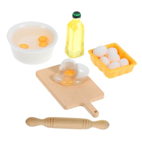 POPETPOP 1Satz Küchenspielzeug für Puppenhaus Nudelholz Eierbecher und Küchenrequisiten Interaktives für Fördert Kreativität und Vorstellungskraft Leicht POPETPOP 1Satz Küchenspielzeug für Puppenhaus Nudelholz Eierbecher und Küchenrequisiten Interaktives für Fördert Kreativität und Vorstellungskraft Leicht von POPETPOP