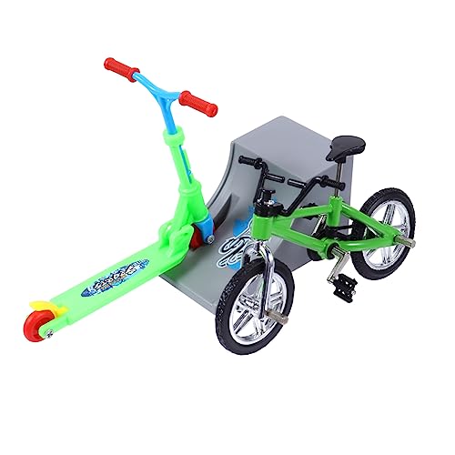 POPETPOP 1Satz Mini Finger Bike Finger Scooter mit Rampe und Klapproller für Freizeit Schreibtisch und Lehrreich für Erwachsene POPETPOP 1Satz Mini Finger Bike Finger Scooter mit Rampe und Klapproller für Freizeit Schreibtisch und Lehrreich für Erwachsene von POPETPOP