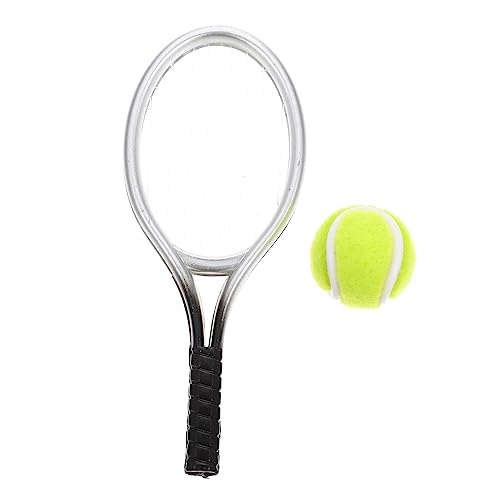 POPETPOP 1Satz Mini Tennis für Puppenhaus Dekorative Tennisgeräte Perfektes Zubehör für DIY Projekte Tischdeko für Sport Sammlungen aus Hochwertigem Langlebigem POPETPOP 1Satz Mini Tennis für Puppenhaus Dekorative Tennisgeräte Perfektes Zubehör für DIY Projekte Tischdeko für Sport Sammlungen aus Hochwertigem Langlebigem von POPETPOP