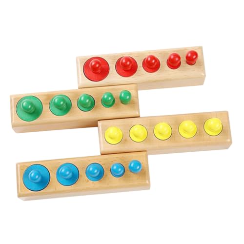 POPETPOP 1Satz Montessori Knopfzylinder Holzspielzeug für Fördert Koordination Geschicklichkeit und Kreativität Eltern Junge Mädchen Farbige Zylinderblöcke für Frühe Bildung POPETPOP 1Satz Montessori Knopfzylinder Holzspielzeug für Fördert Koordination Geschicklichkeit und Kreativität Eltern Junge Mädchen Farbige Zylinderblöcke für Frühe Bildung von POPETPOP