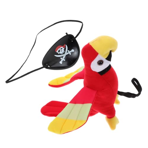 POPETPOP 1Satz Piraten Cosplay Kostümset Mit Papagei Und Hut Zubehör Für Halloween Und Rollenspiele Leicht Und Tragbar Sorgt Für Spaß Und POPETPOP 1Satz Piraten Cosplay Kostümset Mit Papagei Und Hut Zubehör Für Halloween Und Rollenspiele Leicht Und Tragbar Sorgt Für Spaß Und von POPETPOP