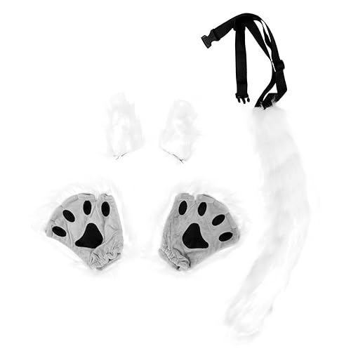 POPETPOP 1Satz Plüsch Katzenkostüm Zubehör Realistische für Halloween Cosplay Outdoor Partys Design Tolles POPETPOP 1Satz Plüsch Katzenkostüm Zubehör Realistische für Halloween Cosplay Outdoor Partys Design Tolles von POPETPOP