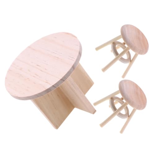 POPETPOP 1Satz Puppenhaus Miniaturmöbel Set aus Holz Runder und Stühle Esszimmer Dekoration mit Miniaturfutter und Utensilien Kreative Puppenhausgestaltung POPETPOP 1Satz Puppenhaus Miniaturmöbel Set aus Holz Runder und Stühle Esszimmer Dekoration mit Miniaturfutter und Utensilien Kreative Puppenhausgestaltung von POPETPOP