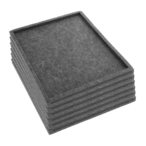 POPETPOP 1Satz Puzzle Sortiertablett aus Filz Teiliges für Puzzlestücke Stapelbar und Tragbar Langlebig für Klassenzimmer und Heimunterricht Effiziente Organisation von POPETPOP