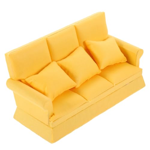 POPETPOP 1Satz Sofa für Puppenhaus Sitzer mit Kissen Dekoratives Hausaccessoire für Schlafzimmer Wohnzimmer Büro und Kinderzimmer Langlebig POPETPOP 1Satz Sofa für Puppenhaus Sitzer mit Kissen Dekoratives Hausaccessoire für Schlafzimmer Wohnzimmer Büro und Kinderzimmer Langlebig von POPETPOP