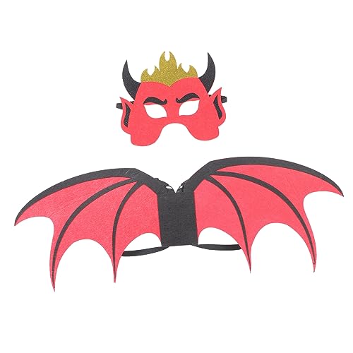 POPETPOP 1Satz Teufel Hornmaske für Halloween Cosplay Kreatives Kostümzubehör für Jahre Kostümpartys Rollenspiele von POPETPOP