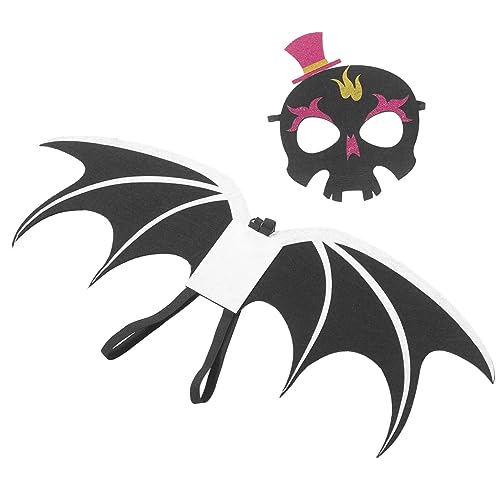 POPETPOP 1Satz Teufelsmaske für Halloween Kreatives Kostümzubehör Vliesstoff für Jahre Leicht Langlebig für Gruselige Partys von POPETPOP