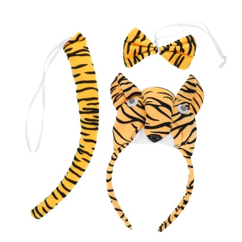 POPETPOP 1satz Tiger Kostüm Mit Ohren Und Bequemes Tierkostüm Für Halloween Und Bühnenaufführungen Bestehend Tiger-haarreif Und Anzug Für Cosplay Und Mottopartys POPETPOP 1satz Tiger Kostüm Mit Ohren Und Bequemes Tierkostüm Für Halloween Und Bühnenaufführungen Bestehend Tiger-haarreif Und Anzug Für Cosplay Und Mottopartys von POPETPOP