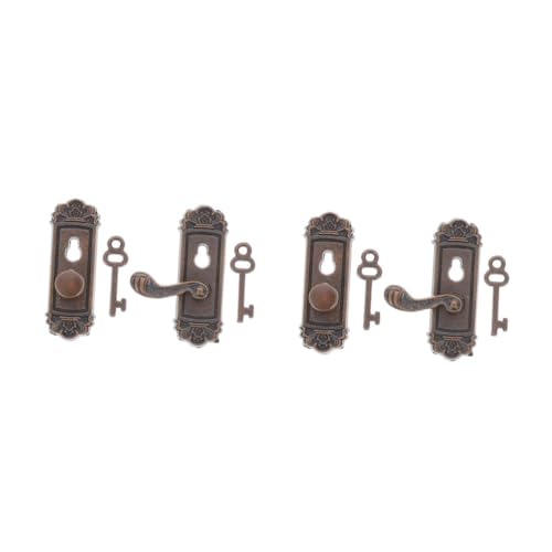 POPETPOP 2 Sets Miniaturen Puppenhauszubehör Türschloss Puppenhauszubehör Mini Puppenhaus Mini Möbel Dekoration Mini Puppenhaus Zubehör Puppenhausschloss Kaffeelegierung POPETPOP 2 Sets Miniaturen Puppenhauszubehör Türschloss Puppenhauszubehör Mini Puppenhaus Mini Möbel Dekoration Mini Puppenhaus Zubehör Puppenhausschloss Kaffeelegierung von POPETPOP