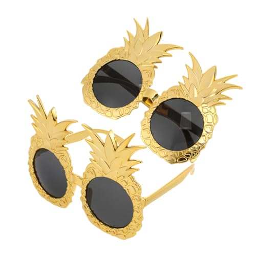 POPETPOP 2 Stück Ananas Gläser lustige sonnenbrille für erwachsene Strand Ananas-Party-Requisiten tropisch Thema Luau-Kostüm für Damen lustige Party-Sonnenbrille Abs Golden POPETPOP 2 Stück Ananas Gläser lustige sonnenbrille für erwachsene Strand Ananas-Party-Requisiten tropisch Thema Luau-Kostüm für Damen lustige Party-Sonnenbrille Abs Golden von POPETPOP
