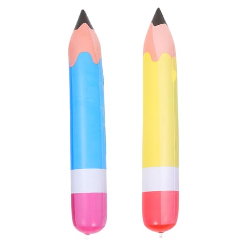 POPETPOP 2 Stück Aufblasbare Jumbo Buntstift Luftballons Große Bunte Bleistift Deko Wiederverwendbar Farbenfrohe Schulanfang Dekoration für Klassenzimmer und Party POPETPOP 2 Stück Aufblasbare Jumbo Buntstift Luftballons Große Bunte Bleistift Deko Wiederverwendbar Farbenfrohe Schulanfang Dekoration für Klassenzimmer und Party von POPETPOP