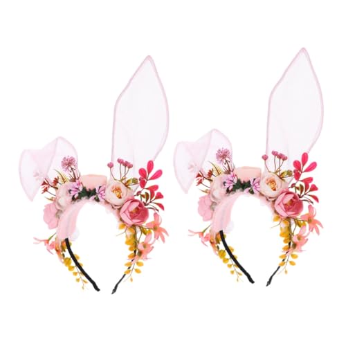 POPETPOP 2 Stück Beflocktes Hasenohren Stirnband mit Realistischen Blumen Zauberhafte Kopfbedeckung für Halloween Weihnachten Cosplay Mottoparty Langlebiges Party Accessoire für Erwachsene POPETPOP 2 Stück Beflocktes Hasenohren Stirnband mit Realistischen Blumen Zauberhafte Kopfbedeckung für Halloween Weihnachten Cosplay Mottoparty Langlebiges Party Accessoire für Erwachsene von POPETPOP