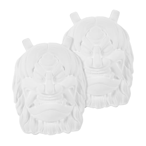 POPETPOP 2 Stück DIY Blanko PVC Masken zum Bemalen für Unbemalte Bastelmasken Kreative Halloween und Karneval Gesichtsdekoration Handbemalbare Partyaccessoires POPETPOP 2 Stück DIY Blanko PVC Masken zum Bemalen für Unbemalte Bastelmasken Kreative Halloween und Karneval Gesichtsdekoration Handbemalbare Partyaccessoires von POPETPOP