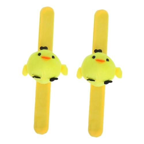 POPETPOP 2 Stück Entzückende Hühner-schlagarmband-plüschtier-schnappbänder, Bequemes Schlag-Handgelenk-Band-Spielzeug, Plüsch-Handgelenk-Schlag-Armband, Schlag-Armband-Handgelenk-Spielzeug POPETPOP 2 Stück Entzückende Hühner-schlagarmband-plüschtier-schnappbänder, Bequemes Schlag-Handgelenk-Band-Spielzeug, Plüsch-Handgelenk-Schlag-Armband, Schlag-Armband-Handgelenk-Spielzeug von POPETPOP