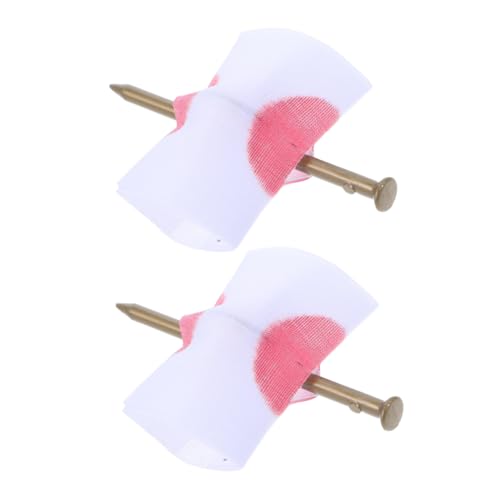 POPETPOP 2 Stück Fingernagel Kleine Hände Streich Requisiten Nagel Durch Den Finger Streich Halloween Streiche Requisiten Kinderstreich Trick Gruseliges Streich POPETPOP 2 Stück Fingernagel Kleine Hände Streich Requisiten Nagel Durch Den Finger Streich Halloween Streiche Requisiten Kinderstreich Trick Gruseliges Streich von POPETPOP
