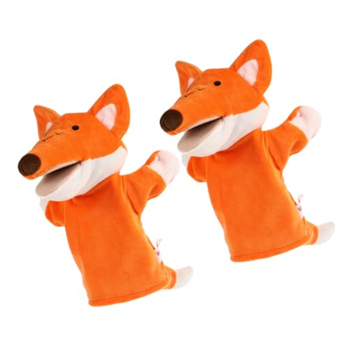 POPETPOP 2 Stück Fuchs Handpuppen aus Weichem Plüsch Kindgerechte Tier Handpuppenspielzeuge für Fördert Kreativität Kommunikation und Fantasievolles Rollenspiel im Alltag und Partyspaß POPETPOP 2 Stück Fuchs Handpuppen aus Weichem Plüsch Kindgerechte Tier Handpuppenspielzeuge für Fördert Kreativität Kommunikation und Fantasievolles Rollenspiel im Alltag und Partyspaß von POPETPOP
