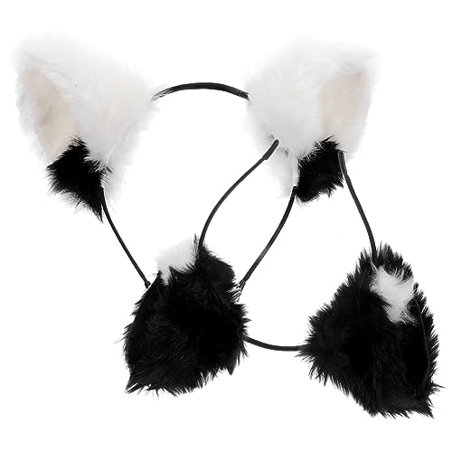 POPETPOP 2 Stück Katzenohren Haarreif Teiliges Klassisch Elegant Vielseitiger Damen Kopfschmuck für Halloween Party und Alltag Geeignet Süßes Kostümzubehör für Erwachsene POPETPOP 2 Stück Katzenohren Haarreif Teiliges Klassisch Elegant Vielseitiger Damen Kopfschmuck für Halloween Party und Alltag Geeignet Süßes Kostümzubehör für Erwachsene von POPETPOP