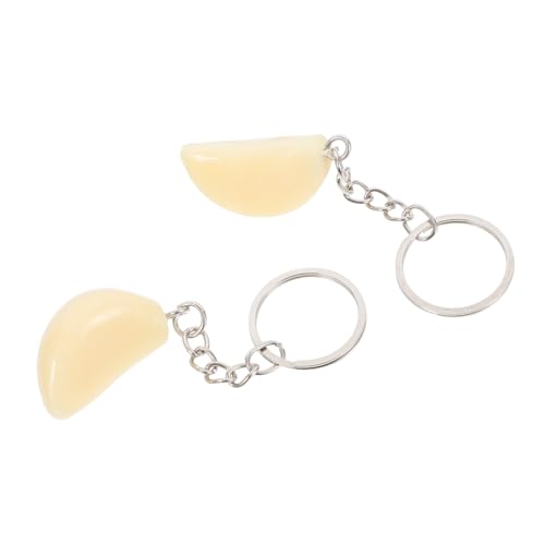 POPETPOP 2 Stück Knoblauchmodell gefälschter Knoblauch Knoblauch-Schlüsselanhänger Mini-Food-Schlüsselanhänger Knoblauchschlüsselanhänger künstlicher Knoblauch PVC POPETPOP 2 Stück Knoblauchmodell gefälschter Knoblauch Knoblauch-Schlüsselanhänger Mini-Food-Schlüsselanhänger Knoblauchschlüsselanhänger künstlicher Knoblauch PVC von POPETPOP
