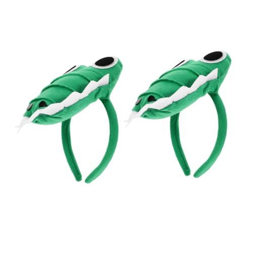 POPETPOP 2 Stück Krokodil Stirnbänder Weiches Bequemes Haarband mit Lebendigem Design für Halloween Kostüm Party Bühnenauftritte und Themenveranstaltungen POPETPOP 2 Stück Krokodil Stirnbänder Weiches Bequemes Haarband mit Lebendigem Design für Halloween Kostüm Party Bühnenauftritte und Themenveranstaltungen von POPETPOP