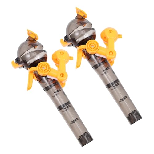 POPETPOP 2 Stück Lollipop -Roboterspielzeug Halter für Lollipop-Roboter Roboter Lutscher für süßigkeiten Roboter-Lutscherhalter Kinderspielzeug Plastik Black Zufällige Farbe von POPETPOP