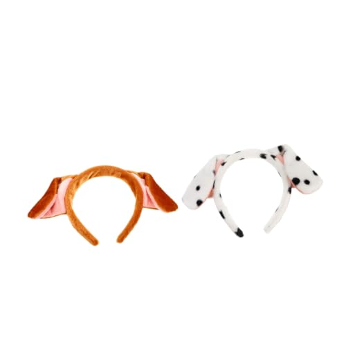 POPETPOP 2 Stück Plüsch Hund Ohren Stirnband Elastisch und Verstellbar Niedliches Cartoon Design Weiches Material Geeignet für Erwachsene und Cosplay Party Alltag Modisches Tierhaar POPETPOP 2 Stück Plüsch Hund Ohren Stirnband Elastisch und Verstellbar Niedliches Cartoon Design Weiches Material Geeignet für Erwachsene und Cosplay Party Alltag Modisches Tierhaar von POPETPOP