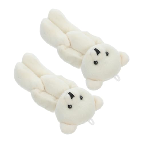 POPETPOP 2 Stück Puppe Bär Puppe Bärenverzierung Mini-Stoffspielzeug zum Abschluss weihnachtliche Kuscheltiere Partygeschenke tragen Kleines Abschluss-Plüschtier Minibär PP Baumwolle Beige POPETPOP 2 Stück Puppe Bär Puppe Bärenverzierung Mini-Stoffspielzeug zum Abschluss weihnachtliche Kuscheltiere Partygeschenke tragen Kleines Abschluss-Plüschtier Minibär PP Baumwolle Beige von POPETPOP
