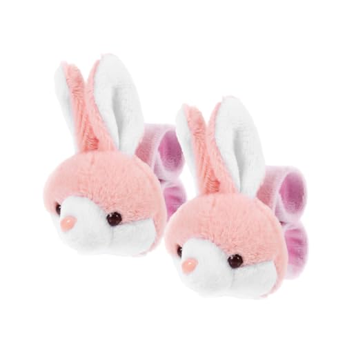 POPETPOP 2 Stück Simulations-Kaninchen-Armband Plüsch ausgestopft Animal-Slap-Armbänder Ohrfeigenarmbänder zur Dekoration gefülltes Schlagarmband Stofftier -Slap -Armband PP Baumwolle Rosa POPETPOP 2 Stück Simulations-Kaninchen-Armband Plüsch ausgestopft Animal-Slap-Armbänder Ohrfeigenarmbänder zur Dekoration gefülltes Schlagarmband Stofftier -Slap -Armband PP Baumwolle Rosa von POPETPOP