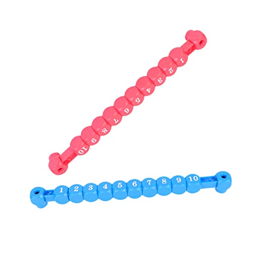 POPETPOP 2 Stück Square Scorer Kicker-Scoring-Einheiten Multi Unterlage tragbare Tischanzeigetafel Zähler Foosball Ritzeinheit Gerät vielseitige Torhüter Scoring-Indikator Torbrett Plastik von POPETPOP