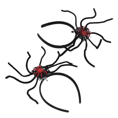 POPETPOP 2 Stück Teiliges Halloween Spinnen Haarband Spinnennetz Stirnband Verstellbar Weich Robust für Karneval Party Cosplay Kostüm Zubehör POPETPOP 2 Stück Teiliges Halloween Spinnen Haarband Spinnennetz Stirnband Verstellbar Weich Robust für Karneval Party Cosplay Kostüm Zubehör von POPETPOP