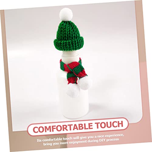 POPETPOP 20 Stück Teiliges Strickmützen und Schal Weihnachtsdekoration Kleine Rote und Grüne Weihnachtsmützen mit Passenden Schals für DIY Puppen Flaschen Shower Geschenke POPETPOP 20 Stück Teiliges Strickmützen und Schal Weihnachtsdekoration Kleine Rote und Grüne Weihnachtsmützen mit Passenden Schals für DIY Puppen Flaschen Shower Geschenke von POPETPOP