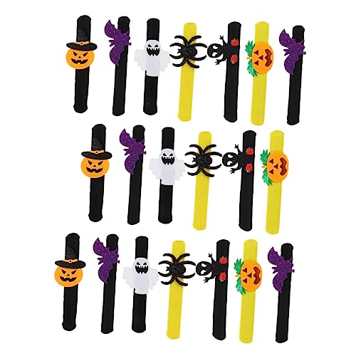 POPETPOP 20Stücke Halloween Klatscharmbänder Lustige Slap Bracelets für Mitgebsel und Partygeschenke für Halloween Feiern Stil Zufällig POPETPOP 20Stücke Halloween Klatscharmbänder Lustige Slap Bracelets für Mitgebsel und Partygeschenke für Halloween Feiern Stil Zufällig von POPETPOP