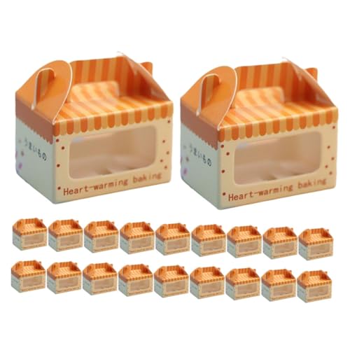 POPETPOP 20Stücke Mini Kuchenschachteln für Puppenhaus Dekoration Kleines Dessertbox Modell für Kreative Mikrolandschaften und Miniaturszenen aus Hochwertigem Gefertigt POPETPOP 20Stücke Mini Kuchenschachteln für Puppenhaus Dekoration Kleines Dessertbox Modell für Kreative Mikrolandschaften und Miniaturszenen aus Hochwertigem Gefertigt von POPETPOP