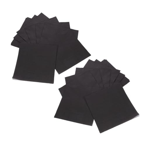 POPETPOP 25 Stück Mittagsserviette Servietten Für Verlobungsfeiern Abendessen Servietten Geburtstagsparty Liefert Servietten Ernten Cocktailservietten Black Papier POPETPOP 25 Stück Mittagsserviette Servietten Für Verlobungsfeiern Abendessen Servietten Geburtstagsparty Liefert Servietten Ernten Cocktailservietten Black Papier von POPETPOP