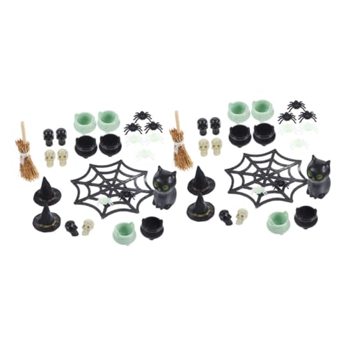 POPETPOP 2Sätze Halloween DIY Mikroornamente Halloween Figuren aus Kunststoff für Puppenhaus Dekoration Langlebige und Miniaturen für Heimwerkerprojekte POPETPOP 2Sätze Halloween DIY Mikroornamente Halloween Figuren aus Kunststoff für Puppenhaus Dekoration Langlebige und Miniaturen für Heimwerkerprojekte von POPETPOP