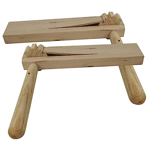 POPETPOP 2Stücke Holz Castanets für Lärmmacher Musikalischen Fähigkeiten Hochwertige Holzverarbeitung Sicher und Langlebig für Frühkindliche Bildungsspiele POPETPOP 2Stücke Holz Castanets für Lärmmacher Musikalischen Fähigkeiten Hochwertige Holzverarbeitung Sicher und Langlebig für Frühkindliche Bildungsspiele von POPETPOP