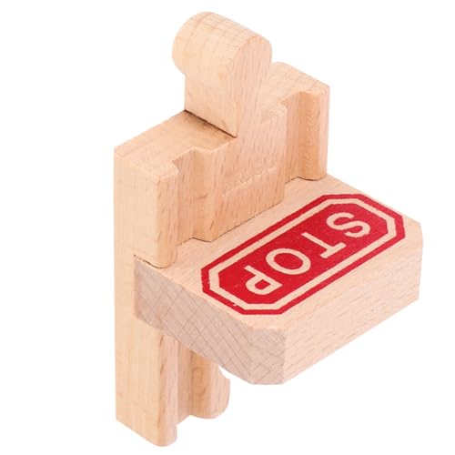 POPETPOP 2Stücke Holz Zug Stop Gleis Hölzerne Bahngleise für Jährige Ergänzung für Szenen Fördert Kreatives und Eltern Interaktion POPETPOP 2Stücke Holz Zug Stop Gleis Hölzerne Bahngleise für Jährige Ergänzung für Szenen Fördert Kreatives und Eltern Interaktion von POPETPOP